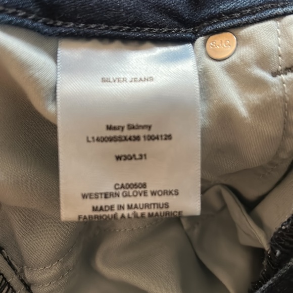 Dark Silver jeans EUC - Picture 3 of 3